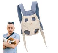 Sac À Dos Transporteur pour Animaux - Porte Chien Poitrail | Sac de Transport Ventilé Sécurisé pour Chat Chiot Race Moyenne Voyage Randonnée Vélo Vétérinaire Plage
