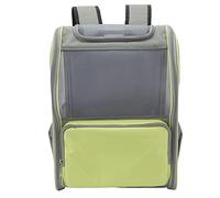 Sac à Dos Transporteur pour Animaux, Sac Respirant pour Chats et Chiens jusqu'à 7,5 kg, 42x31x29 cm - Confort Optimal, Grande Ventilation, Parfait pour Randonnée et Voyage (Jaune)