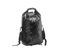 Semptec Sac à dos de trekking 30 L étanche en toile de bâche noir