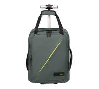 Sac à dos trolley - AMERICAN TOURISTER - Take2Cabin Backpack WH MS - Dark Forest (vert/jaune) - 24,5 L - Chariot télescopique