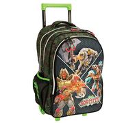 Sac À Dos Trolley Gormiti Polyester Imprimé Noir / Vert TU