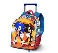 Sac à dos Trolley - KARACTERMANIA - Sonic Shadow - Multicolore - Chariot non amovible - Maternelle