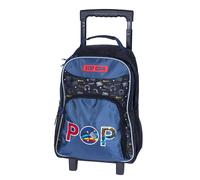 Sac À Dos Trolley Kip Textile 2 Compartiments À Roulettes Bleu / Bleu / Marine / Bleu TU