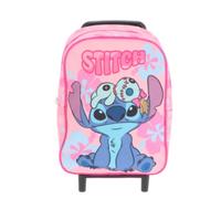 Sac À Dos Trolley Lilo Et Stitch Rose - 31 Cm - Maternelle Ps Ms Gs - Enfant 3 À 5 Ans