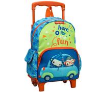 Sac À Dos Trolley Maternelle Garçon Imprimé Singes Fisher Price Bleu / Orange / Bleu TU