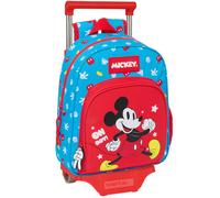 Sac À Dos Trolley Maternelle Mickey Mouse oh Boy 34 Cm Bleu / Rouge / Blanc TU