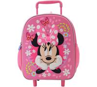 Sac À Dos Trolley Minnie Flowers Idéal Enfant De Maternelle 32 Cm Rose TU