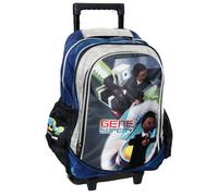 Sac À Dos Trolley Playmobil Gene Super 4 Imperméable Imprimé Brillant Bleu / Noir / Gris TU