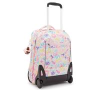 Sac À Dos Trolley Scolaire Fille Avec Compartiment Ordinateur Kipling 48 Cm Blanc / Rose / Bleu TU