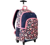 Sac À Dos Trolley Scolaire Fille Rip Curl Ozone Avec 2 Compartiments Et Imprimé Floral 49 Cm Bleu Marine TU
