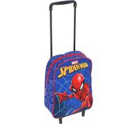 Sac à dos trolley Spiderman Sac cool pour l'école et les voyages avec roulettes