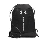 Under Armour Sac à dos Hustle, sac à dos résistant à l'eau avec poche isotherme et bretelles réglables, Unisexe, Black/Black/White, OSFM, Black/Black/White, OSFM
