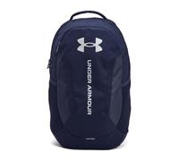 Under Armour Homme Sac À Dos Hustle 6 29 L, Midnight Navy/Metallic Silver, One Size