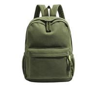 Sac à dos unisexe en velours côtelé, organisation spacieuse pour femmes et hommes, randonnée de bureau, sacs à dos essentiels de style coréen, Dark Green, Mass Beauty