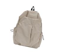 Sac à dos unisexe polyvalent: sangles réglables en tissu Capacité Pour Voyage Quotidien Et Voyage Léger, beige, Mass Beauty