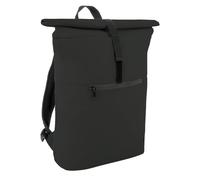 Sac à Dos Urbain Roll Top Poche Renforcée pour Ordinateur Portable 14-16'' Capacité 16L Déperlant Noir
