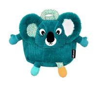Déglingos – Sac à dos velours côtelé – Berlingos le Koala – Peluche ultra douce – Bleu