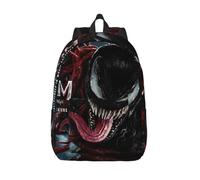 Sac à dos Venom Marvel Spider Man Venom Grils Casual Voyage Pour Cadeaux Rétro Lavable Sac de Maternelle Noir