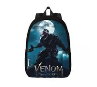 Sac à dos Venom The Last Dance 2024 pour adolescents, école, école, école primaire, lycée, collège, durable Noir