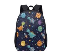 Sac à dos vibrant Rocket Planet Space 43,2 cm pour enfants Galaxy Star Sac d'école pour garçons et filles Sac à dos de voyage, 15, L, Minimaliste