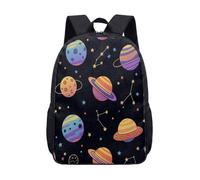 Sac à dos vibrant Rocket Planet Space 43,2 cm pour enfants Galaxy Star Sac d'école pour garçons et filles Sac à dos de voyage, 09, L, Minimaliste