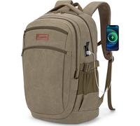 Sac À Dos Vintage En Toile Pour Ordinateur Portable Pour Homme Et Femme, Sac À Dos De Voyage Pour Le Travail Laoptop 15,6