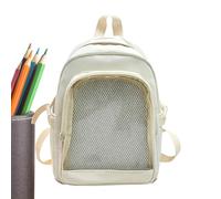 Sac à dos vitrine pour pins Cartable à fenêtre transparente
