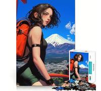 Sac à Dos Wanderlust pour Fille Puzzle Adulte 1000 pièces Jeu de réflexion Cadeau Découpe de Haute précision Activité relaxante en Groupe à l'intérieur (38x26cm)