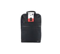 WE Sac à Dos City en Taille 15.6'', matière Polyester 900D, Tissu et Fermeture éclaire imperméable, Dos renforcé, Noir 295x100x430