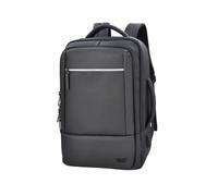 Sac à dos WE MOVE 16'' 900D, 4 compartiments zippés dont 1 avec sangles valise, noir, 32x16x44cm