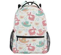 Sac À Dos Wild West Hats Sac A Dos Scolaire Unisexe Cartable Scolaire Loisir Rucksack pour École Randonnée Voyage 29X40CM