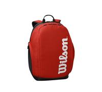 Wilson Sac à Dos pour Padel Tour, Jusqu'à 6 Raquettes, Rouge/Noir