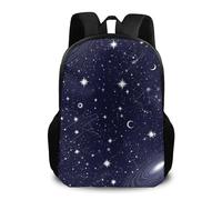 Sac À Dos Zodiac Constellation Galaxy Starry Night Stars Glow in The Dark Midnight Cartable Loisirs Bookbag Tendance Backpack pour Cadeau Rentrée Étudiant Scolaire
