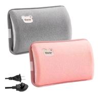 Sac à eau chaude électrique - Chauffe-mains rechargeable, couverture en peluche douce, compresse thermique pour le cou, les épaules, la taille, l'abdomen, design anti-goutte, confort d'hiver | Tissu e