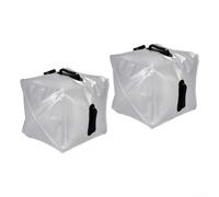 Sac à eau d'extérieur de 20 L, portable et transparent, design en PVC anti-fuite, essentiel pour la randonnée et le camping