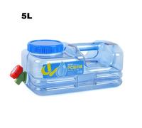Sac À Eau En Plastique Épais, 5l, Pc, Chaîne, Extérieur, Réservoir Portable, Seau Fourre-Tout, Porte-Eau Avec Robinet, Baril Pe