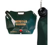 Sac à eau générique Poldable 8L - Récipient léger avec pointe de versement facile et structure compressible, idéal pour le stockage d'urgence | Réserve portable pour randonnée, pique-nique, voiture