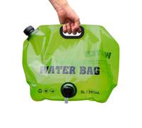 Sac à eau pliable, récipient d'hydratation de randonnée étanche, sacs de voyage de 5 l avec robinet, réservoir d'eau pliable , sac d'extérieur avec distribution facile, équipement de camping po