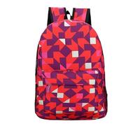 Sac à école imprimé - Sac à dos élégant du réseau de losanges | Sac à compteur multicolore pour les étudiants, les jeunes, les adultes, les hommes et les femmes, la tendance et fonctionnelle, un pack