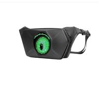 Sac à élingue LED, 32 X 32 Pixels coloré Cool Pack Fanny Pack, Contenu Personnalisable de Bricolage Programmable, avec Contrôle de L'application, Sac à Poitrine à Bandoulière LED