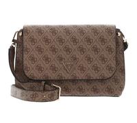 Sac à épaule bandoulière - GUESS - Meridian Flap - Marron clair - 100% polyuréthane - 26x17x8 cm