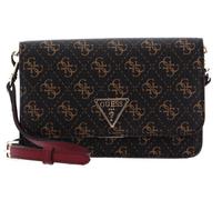 Guess Noelle Xbody Flap Organizer, Sac a bandouliere Women's, Brown Logo, Taille Unique