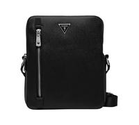 Sac à épaule bandoulière - GUESS - Torino Double Zip - Noir - 100% polyuréthane - 2 compartiments principaux