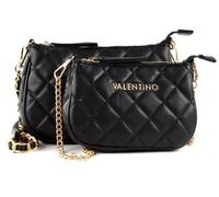 Sac à épaule bandoulière - VALENTINO - Crossbody Nero - Noir - Détails dorés - 100% polyuréthane