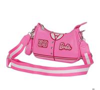Sac à épaule - BARBIE - VARSITY - Rose - Compartiment zippé - Sangle réglable