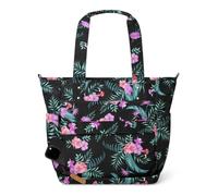 Sac à épaule - CABAIA - Essentials Tote Bag M Valladolid 345355 - Multicolore (noir/rose) - 40×33×11 cm - Fermeture zippée