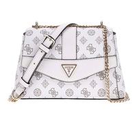 Sac à épaule - GUESS - Dorys Convertible Xbody Flap Bag - Blanc - Gris clair - 100% polyuréthane