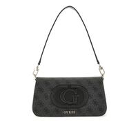 Sac à épaule - GUESS - Eco Mietta Flap - Gris foncé / Noir - 100% polyuréthane - 23,5 x 12 x 4 cm