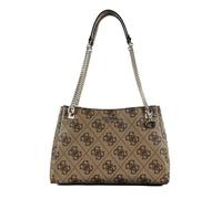 Sac à épaule - GUESS - Eliette Logo Girlfriend Carryall - Marron - 100% polyuréthane - Zippée