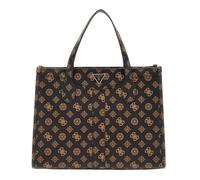 Sac à épaule - GUESS - Silvana Two Compartment Tote - Marron foncé - 100% polyuréthane - Zippée